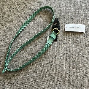 NWT Banana Republic skinny braided belt
